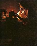 Georges de La Tour The Repentant Magdalen Germany oil painting artist